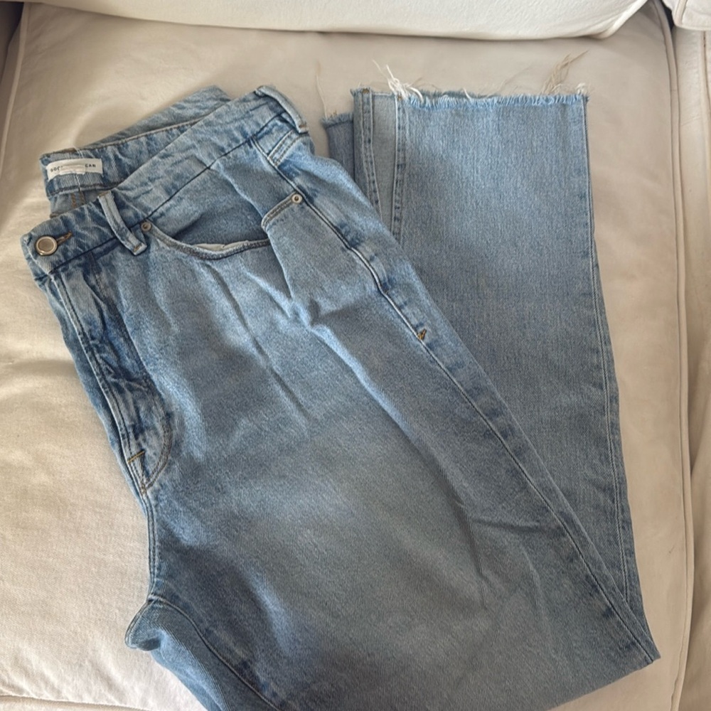 Good American Jeans with Inseem Split.